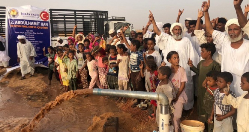 İhlas Vakfı Sudan'da 2. Abdülhamit Han Su Kuyusunu Hizmete Açtı