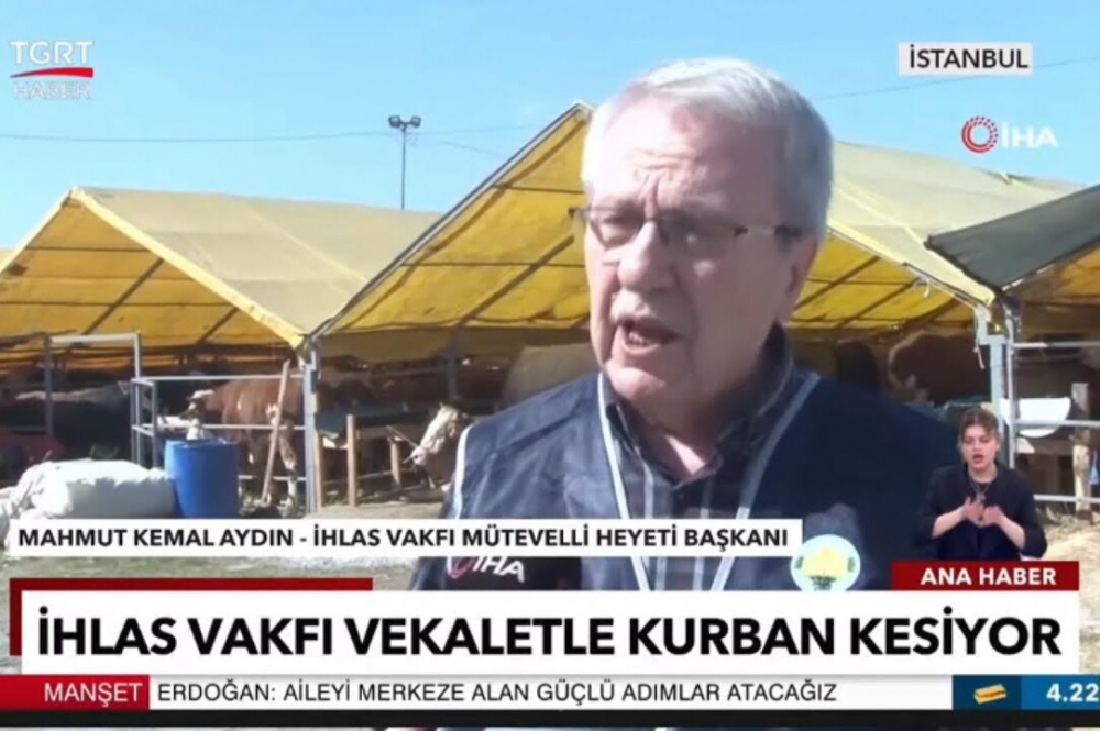 İhlas Vakfı Başkanı TGRT Ana Haberde Konuştu: 
